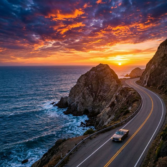 Coastal CLIffs Driving